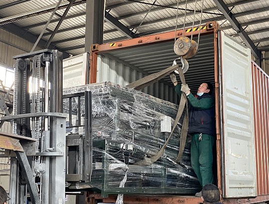 Vietnam gypsum board Lamination machine Delivery